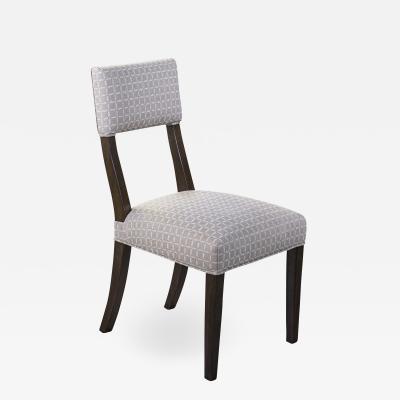  Constantini High Back Dining Chair in Argentine Rosewood and Fabric from Costantini Luca