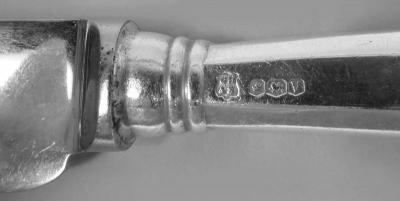 Cooper Brothers Sons Ltd Set of Cooper English Pistol Handled Knives with 6 Lunch 6 Dinner