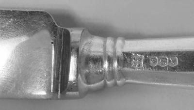 Cooper Brothers Sons Ltd Set of Cooper English Pistol Handled Knives with 6 Lunch 6 Dinner