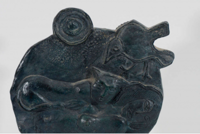  Corneille Belgium Solid Bronze Sculpture Signed Corneille and Numbered