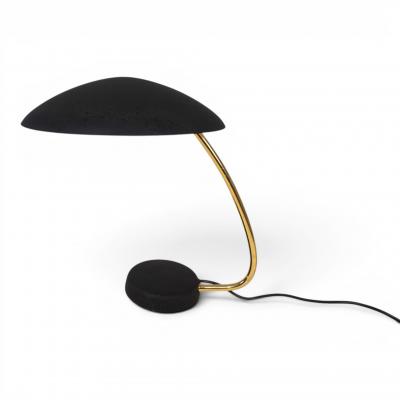  Cosack Leuchten Cosack 7675 Black Table Lamp by Karl Heinz Kinsky 1956
