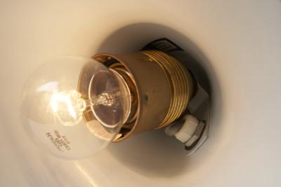  Cosack Leuchten Crowfoot Cast Iron and Brass Desk Lamp by Karl Heinz Kinsky