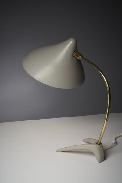  Cosack Leuchten Crowfoot Cast Iron and Brass Desk Lamp by Karl Heinz Kinsky