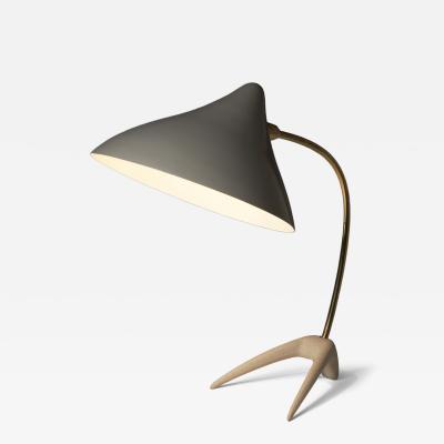  Cosack Leuchten Crowfoot Cast Iron and Brass Desk Lamp by Karl Heinz Kinsky