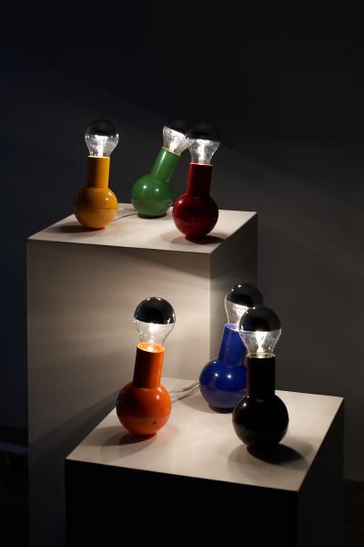  Cosack Leuchten Model 7652 Kugel Metal Table Lamp 1960s