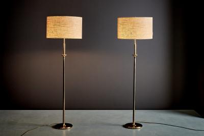  Cosack Leuchten Pair of Brass Floor Lamps made by Cosack Leuchten