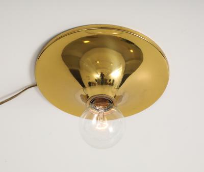  Cosack Leuchten Pair of Large 1960s Gold Wall Sconces Ceiling Lights by Cosack