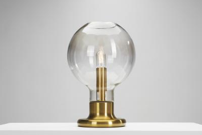  Cosack Leuchten Rare Glass Dome Table Lamps by Cosack Leuchten Germany 1970s
