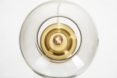 Cosack Leuchten Rare Glass Dome Table Lamps by Cosack Leuchten Germany 1970s