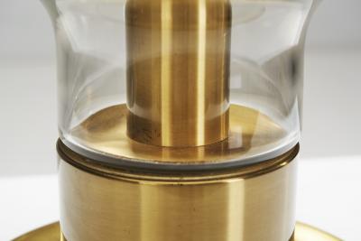  Cosack Leuchten Rare Glass Dome Table Lamps by Cosack Leuchten Germany 1970s