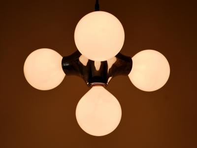  Cosack Leuchten Rare Mid Century Modern Atomic Pendant Lamp by Gebr der Cosack Germany 1970s