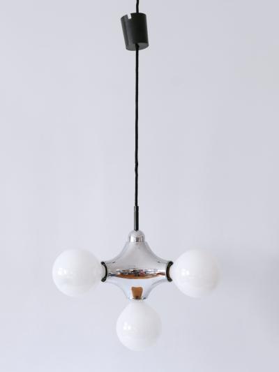  Cosack Leuchten Rare Mid Century Modern Atomic Pendant Lamp by Gebr der Cosack Germany 1970s