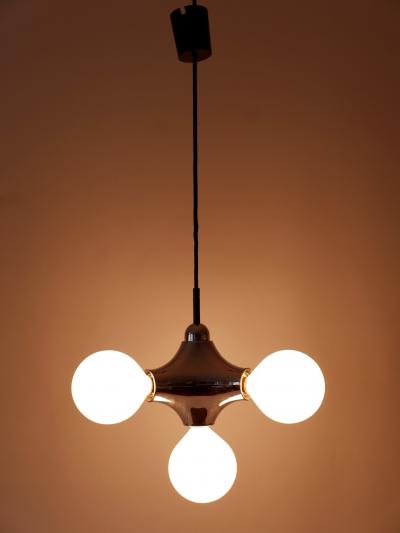  Cosack Leuchten Rare Mid Century Modern Atomic Pendant Lamp by Gebr der Cosack Germany 1970s