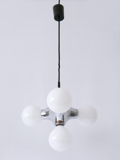  Cosack Leuchten Rare Mid Century Modern Atomic Pendant Lamp by Gebr der Cosack Germany 1970s