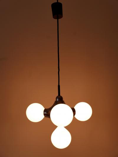  Cosack Leuchten Rare Mid Century Modern Atomic Pendant Lamp by Gebr der Cosack Germany 1970s