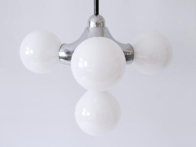  Cosack Leuchten Rare Mid Century Modern Atomic Pendant Lamp by Gebr der Cosack Germany 1970s