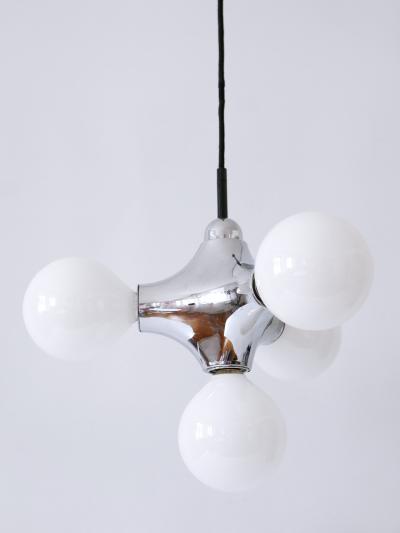  Cosack Leuchten Rare Mid Century Modern Atomic Pendant Lamp by Gebr der Cosack Germany 1970s