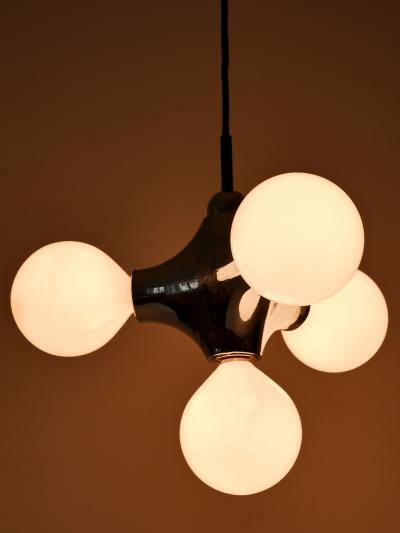  Cosack Leuchten Rare Mid Century Modern Atomic Pendant Lamp by Gebr der Cosack Germany 1970s