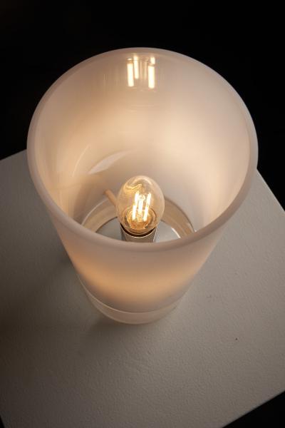  Cosack Leuchten Space Age Plexiglass Table Lamp with Internal Conical Diffuser 1970s