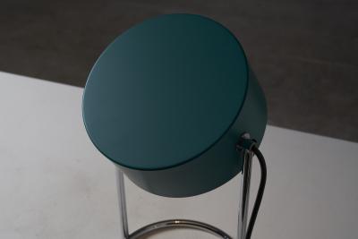 Cosack Leuchten Table Lamp with Adjustable Petrol Green Shade