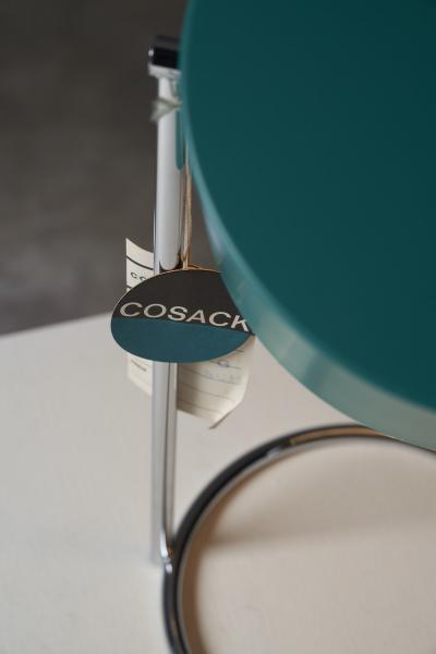  Cosack Leuchten Table Lamp with Adjustable Petrol Green Shade