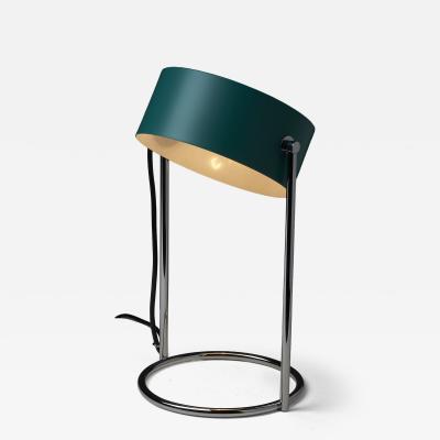  Cosack Leuchten Table Lamp with Adjustable Petrol Green Shade