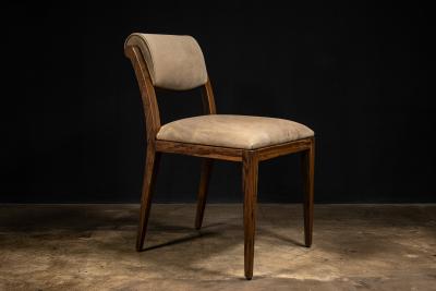  Costantini Design Art Deco Style Dining Chair in Pavoni Leather by Costantini Gianni In Stock