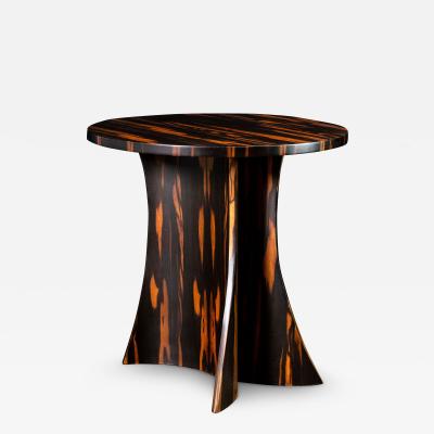  Costantini Design Bent Wood Macassar Ebony Round Table by Costantini Andino 20 Dia In Stock 