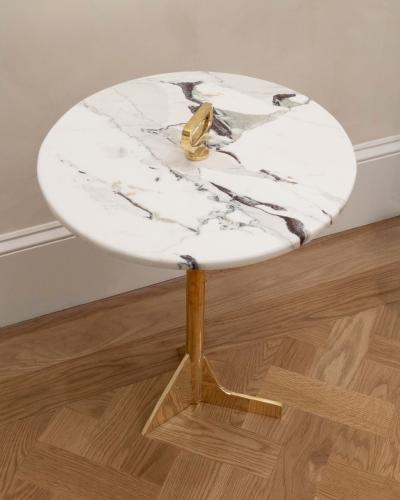  Costantini Design Bronze Exotic Marble Cocktail Table by Costantini Bellance Marmol In Stock