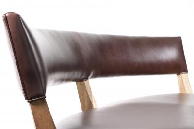  Costantini Design Bruno Custom COL Booth Seating in Argentine Rosewood by Costantini In Stock 
