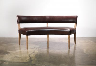  Costantini Design Bruno Custom COL Booth Seating in Argentine Rosewood by Costantini In Stock 