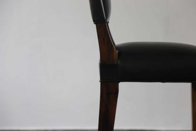  Costantini Design Bruno Stool from Costantini in Argentine Rosewood and Leather