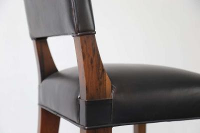  Costantini Design Bruno Stool from Costantini in Argentine Rosewood and Leather