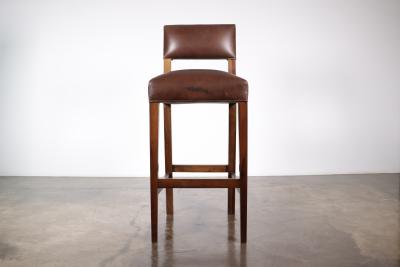  Costantini Design Bruno Stool from Costantini in Argentine Rosewood and Leather