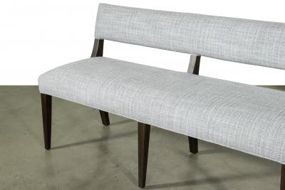  Costantini Design Bruno Upholstered Settee Seating in Argentine Rosewood by Costantini