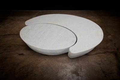  Costantini Design Cadenza Marmol Sculptural Nesting Tables by Costantini In Stock