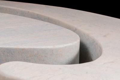  Costantini Design Cadenza Marmol Sculptural Nesting Tables by Costantini In Stock