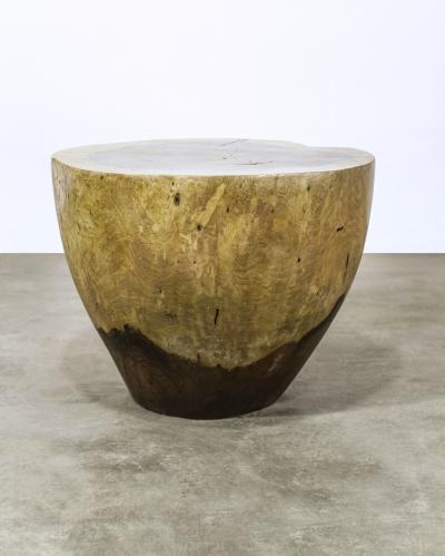  Costantini Design Carved Live Edge Solid Wood Trunk Table 16 by Costantini Francisco in Stock