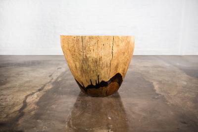  Costantini Design Carved Live Edge Solid Wood Trunk Table 31 by Costantini Francisco in Stock