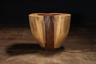  Costantini Design Carved Trunk Solid Exotic Wood Live Edge Table 42 from Costantini Francisco