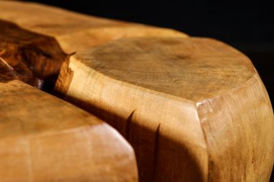  Costantini Design Carved Trunk Solid Exotic Wood Live Edge Table 44 from Costantini Francisco