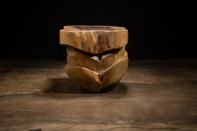  Costantini Design Carved Trunk Solid Exotic Wood Live Edge Table 45 from Costantini Francisco