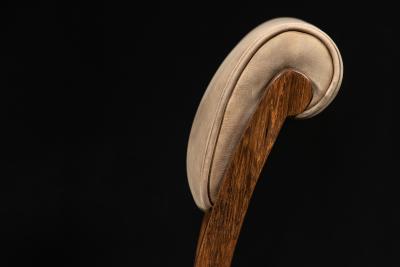  Costantini Design Contemporary Art Deco Style Dining Chair in Pavoni Leather by Costantini Gianni