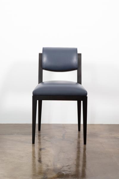 Costantini Design Contemporary Art Deco Style Leather Dining Chair from Costantini Gianni