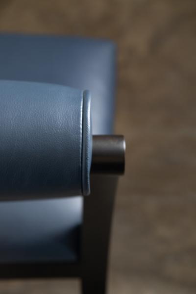 Costantini Design Contemporary Art Deco Style Leather Dining Chair from Costantini Gianni