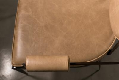  Costantini Design Contemporary Forged Iron and Upholstered Chair from Costantini Andre