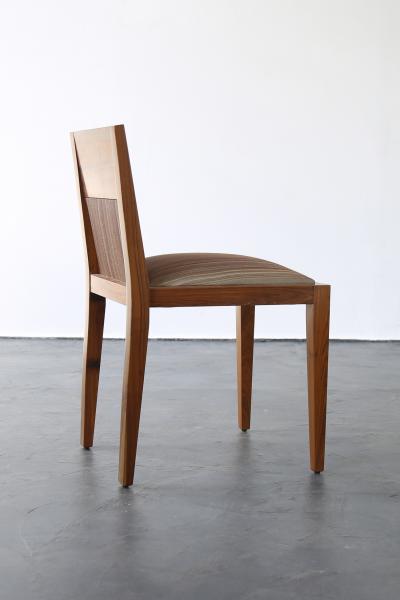  Costantini Design Contemporary Palermo Hollywood Wood Upholstered Dining Chair from Costantini