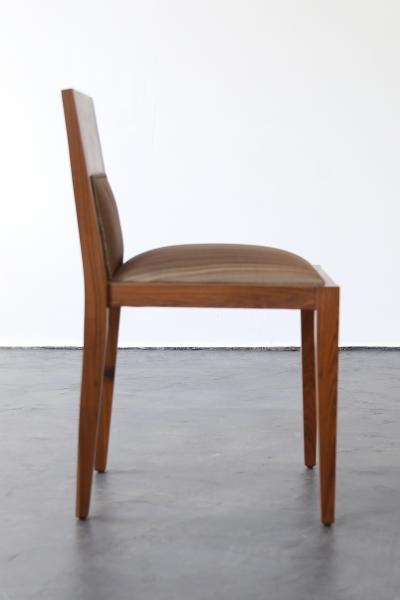  Costantini Design Contemporary Palermo Hollywood Wood Upholstered Dining Chair from Costantini