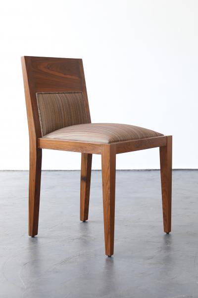  Costantini Design Contemporary Palermo Hollywood Wood Upholstered Dining Chair from Costantini