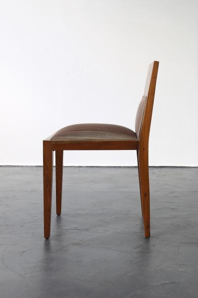  Costantini Design Contemporary Palermo Hollywood Wood Upholstered Dining Chair from Costantini